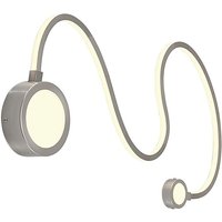 Led Wandleuchte, Wandlampe Innen 'Rion' aus Metall dimmbar für Wohnzimmer & Esszimmer von Lindby von LINDBY
