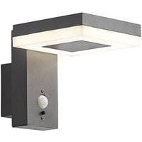 Lindby - Solarleuchte außen 'Laira' aus Aluminium mit Bewegungsmelder von von LINDBY