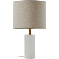 Lindby - Tischlampe 'Alabaster' aus Textil für Wohnzimmer & Esszimmer von von LINDBY