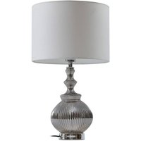 Tischlampe "Loraine" aus Textil für Wohnzimmer & Esszimmer von Lindby von LINDBY