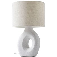 Tischlampe 'Thalassia' aus Textil für Wohnzimmer & Esszimmer von Lindby von LINDBY