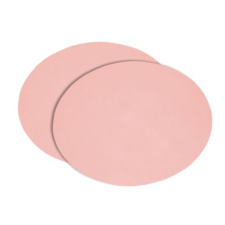 Platzset 2er-Set 'tableMAT' rosé oval von LINDDNA