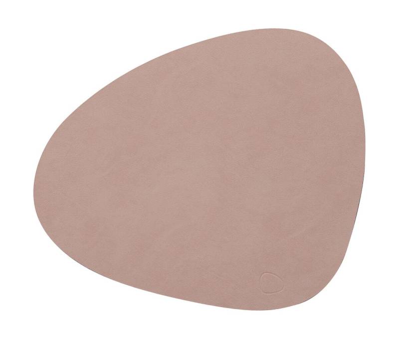 Tischset M 31x35 cm Curve Nupo clay brown von LINDDNA