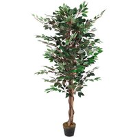 LEX künstliche Pflanze Ficus 1008 Blätter ca. 160 cm von LINDER EXCLUSIV GMBH