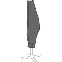 Lex Schutzhülle für Ampelschirme, ø 200 - 400cm, Größe: 265 x 40/70/50, Tragetasche, Reißverschluss durchgängig von LINDER EXCLUSIV GMBH