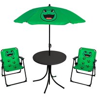 Kinder Camping Set – faltbares Spiel-Campingset mit Zelt & Picknicktisch für Kinder – kompakt & wetterfest - Frosch - Linder Exclusiv von LINDER EXCLUSIV