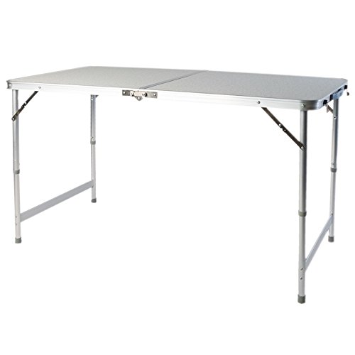 Klapptisch Campingtisch Ausklappbar mit MDF-Tischplatte 120 x 60 x 54 cm Klapptisch Campingtisch Ausklappbar mit MDF-Tischplatte 120 x 60 x 54 cm von LINDER