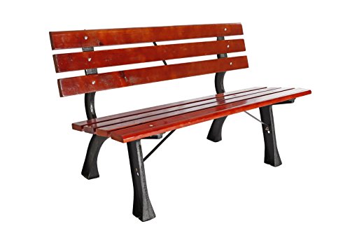 LINDER EXCLUSIV Stabile Parkbank Holz Eisen Gartenbank Bank Sitzbank 120 x 56 x 70 cm LINDER EXCLUSIV Stabile Parkbank Holz Eisen Gartenbank Bank Sitzbank 120 x 56 x 70 cm von LINDER EXCLUSIV