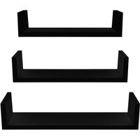 Linder Exclusiv Wandregalenset 3 Szt. Schwarz Linder Exclusiv Wandregalenset 3 Szt. Schwarz von LINDER EXCLUSIV