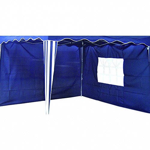 2 Seitenteile für Alu Falt Pavillon blau PO2410 - 2408501 von LINDER