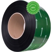 EVER-STRAP® Umreifungsband PREMIUM aus PP in Automatenqualität, 12 mm x 3.000 lfm., Kern-Ø 200mm, Stärke 0,55 mm, schwarz von LINDER