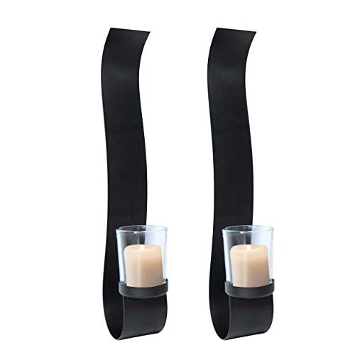 LEX 2er Set Wandkerzenhalter mit Glaskerzenhalter LEX 2er Set Wandkerzenhalter mit Glaskerzenhalter von LINDER