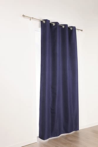 Linder 978/15/375FR/140 x 240 Uni Vorhang aus Polyester, 140 x 240 cmSTOPP, königsblau, 140 x 240 von LINDER
