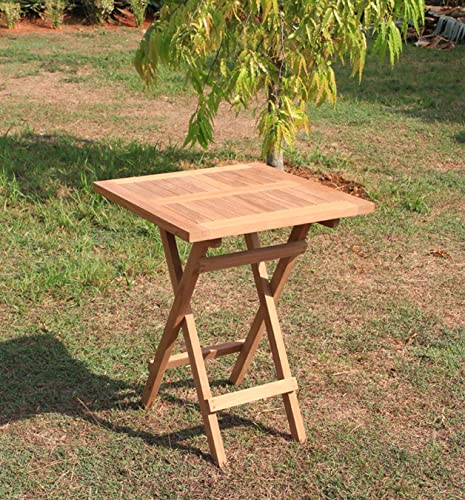 LINDER Klapptisch Gartentisch 60 x 60 cm in Premium Teak von LINDER