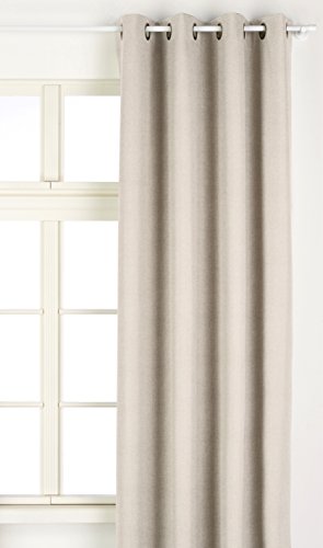 Linder Oxford 0552/29/375FR Vorhang mit Ösen, Blickdicht, 140 x 240 cm, Beige Linder Oxford 0552/29/375FR Vorhang mit Ösen, Blickdicht, 140 x 240 cm, Beige von LINDER