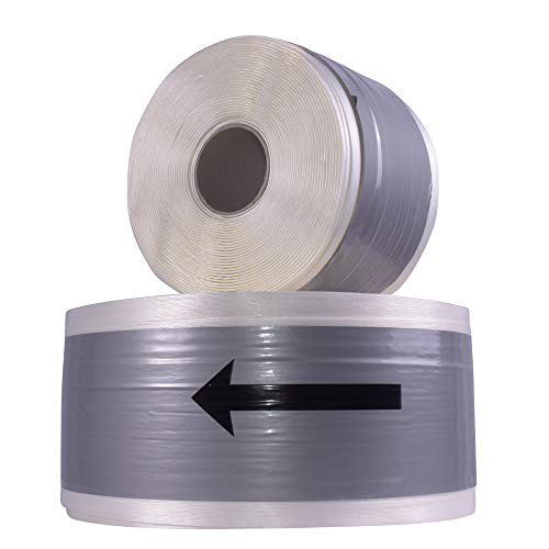 LINDER Polyester-Fadenstrukturband (Hot Melt) - 16 mm, 76 mm Kern, ca. 450 daN Reisskraft, 850 m pro Rolle - Farbe: weiß (2 Rollen/Karton) von LINDER