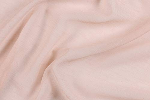 Linder Scheibengardine, 100% Polyester, Rosa, 45 x 180 cm von LINDER