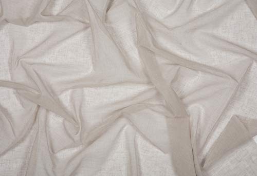 Linder Scheibengardine, 100% Polyester, Grau, 90 x 220 cm von LINDER