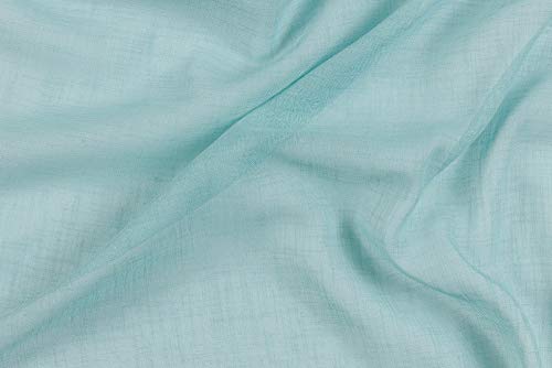 Linder Vorhang, 100% Polyester, Blau, 60 x 200 cm von LINDER