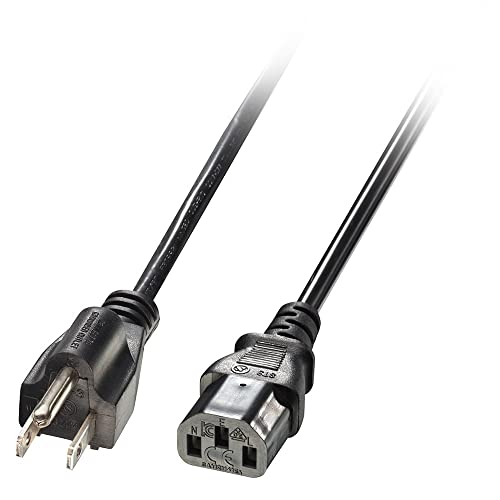 LINDY 30338 IEC-Netzkabel US-Netzstecker Kpl 18AWG USA 3 Pin 2m von LINDY