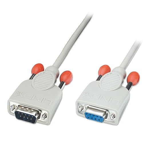 LINDY 31519 RS232 Verlängerungskabel 9 pol. Sub-D Stecker an 9 pol. Sub-D Kupplung, 1:1, 2m von LINDY
