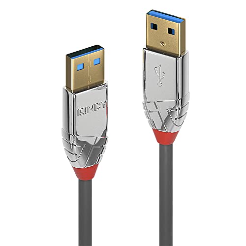 LINDY 36629 5m USB 3.0 Typ A Kabel, Cromo Line Anthrazit LINDY 36629 5m USB 3.0 Typ A Kabel, Cromo Line Anthrazit von LINDY