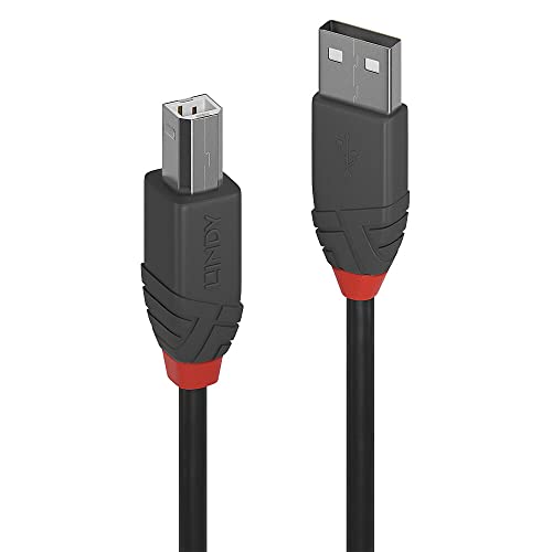 LINDY 36677 10m USB 2.0 Typ A an B Kabel, Anthra Line LINDY 36677 10m USB 2.0 Typ A an B Kabel, Anthra Line von LINDY
