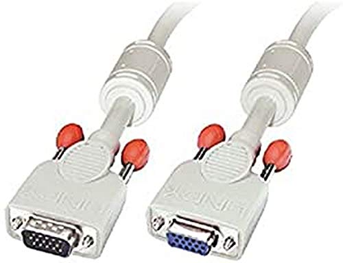 LINDY 37367 VGA Verlängerungskabel, DDC-fähig, 15 pol. HD Stecker/Kupplung 15m von LINDY