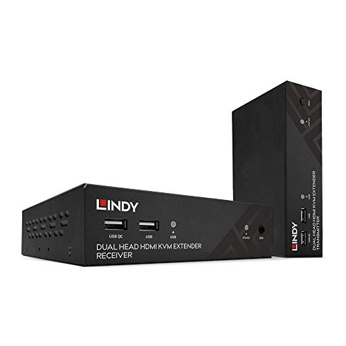 LINDY 39374 100m Cat.6 Dual Head HDMI, USB, IR & RS232 HDBaseT KVM Extender LINDY 39374 100m Cat.6 Dual Head HDMI, USB, IR & RS232 HDBaseT KVM Extender von LINDY