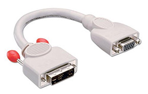 LINDY 41222 DVI-A Stecker auf VGA Kupplung Adapter grau von LINDY