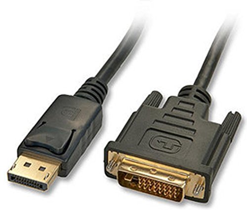 LINDY 41490 1m DisplayPort an DVI Kabel, Schwarz von LINDY