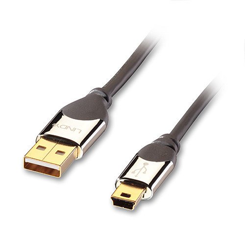 LINDY 41592 Typ A auf Mini-B Kabel (7,5m, USB 2.0) von LINDY