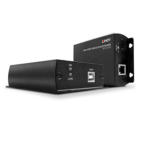 LINDY 42710 Cat.6 Extender, 4 Anschlüsse, USB 2.0, 140 m LINDY 42710 Cat.6 Extender, 4 Anschlüsse, USB 2.0, 140 m von LINDY