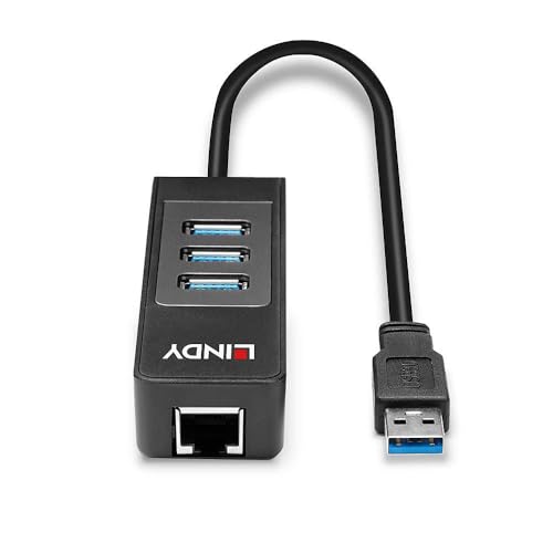 LINDY 43176 - USB 3.1 Hub und Gigabit Ethernet Adapter von LINDY