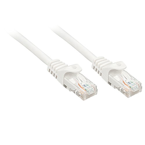 LINDY 48207 RJ45 Netzwerkkabel, Patchkabel CAT 6 U/UTP 10.00m Weiß 1St. von LINDY