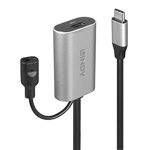 Lindy USB 3.1 Aktiv-Verlängerung Typ C/C M/F 5m von LINDY