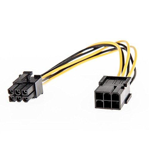 LINDY PCIe-Verlängerungskabel, 6-polige Buchse auf 6-polige Stecker, 0,2 Meter LINDY PCIe-Verlängerungskabel, 6-polige Buchse auf 6-polige Stecker, 0,2 Meter von LINDY