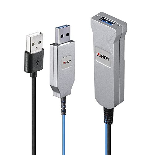 LINDY USB-Kabel USB 3.2 Gen1 (USB 3.0 / USB 3.1 Gen1) USB-A Stecker, USB-A Stecker, USB-A Buchse 30m von LINDY