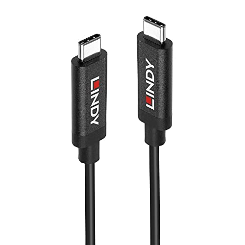 LINDY USB-Kabel USB 3.2 Gen2 (USB 3.1 Gen2) USB-C® Stecker, USB-C® Stecker 5.00m Schwarz 43308 von LINDY