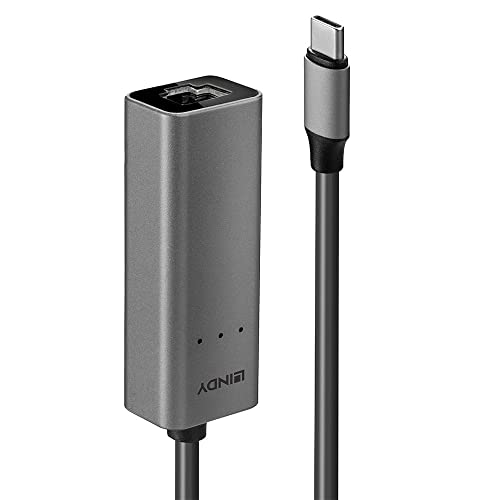 LINDY Netzwerkadapter 2.5 GBit/s USB-C® USB 3.1 (Gen 1), Gigabit-LAN (1/2.5 Gbit/s), RJ45 von LINDY