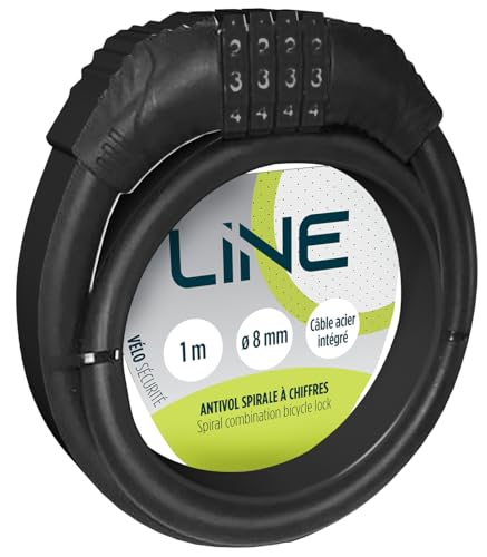 Zahlenschloss Spirale – Diebstahlsicherung für Fahrrad LINE Zahlenschloss Spirale – Diebstahlsicherung für Fahrrad LINE von LINE
