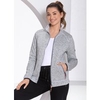 Strickfleece-Kurzjacke von „LPO“ von LINEA PRIMERO