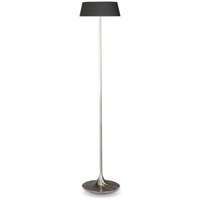 Linea Verdace Stehlampe mit konischem Schirm Satin Nickel von LINEA VERDACE LIGHTING