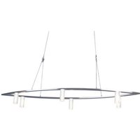 Linea Verdace twinline Zylindrische Pendel-Deckenleuchte Nickel satiniert von LINEA VERDACE LIGHTING