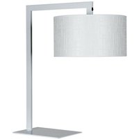 Linea Verdace maxima Tischlampe mit rundem Schirm weiß von LINEA VERDACE LIGHTING