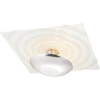 Linea Verdace Lighting - Linea Verdace onda Deckenleuchte aus gemustertem Glas Weiß von LINEA VERDACE LIGHTING