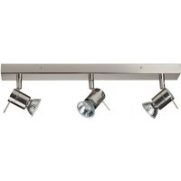 Linea Verdace Lighting - Linea Verdace penna 3-Licht-Spotlight Bar Nickel matt von LINEA VERDACE LIGHTING