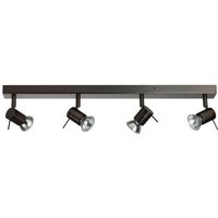Linea Verdace Lighting - Linea Verdace penna 4-Licht-Scheinwerferleiste Bronze von LINEA VERDACE LIGHTING