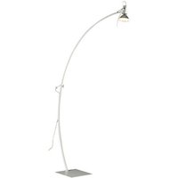 Linea Verdace Parrot Bogen-Stehlampe aus weißem Metall von LINEA VERDACE LIGHTING