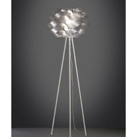 CLOUD Silber Dreibein Stehlampe Durchmesser 50x H 160 cm von LINEA ZERO